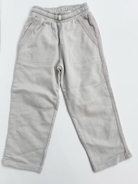 Zara Kids Grey Textured Trim Joggers Sweatpants - Size 4-5T